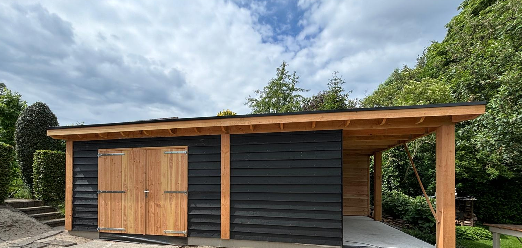 Afbeelding van houten schuur