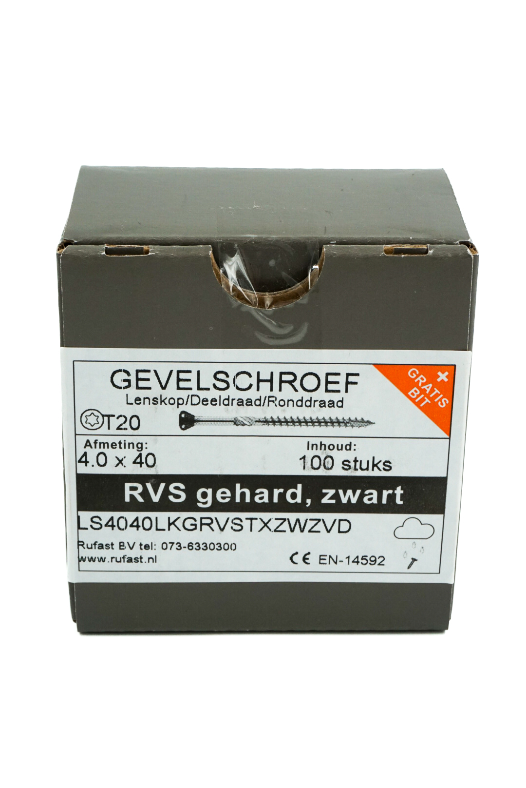 Fassadenschraube schwarz – Bild 4