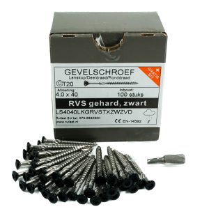 Fassadenschraube schwarz