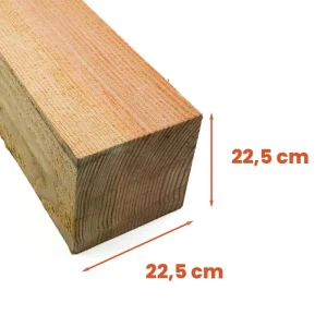 Douglas-Pfahl 22,5 x 22,5 cm – verschiedene Längen