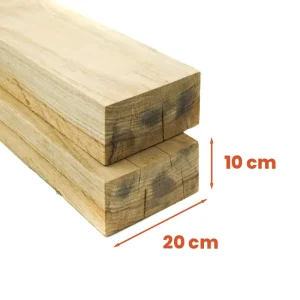 Eichenbalken 10 x 20 cm – verschiedene Längen