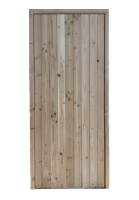 Douglas-Fensterrahmen | mit geschlossener Einzeltür | 1000 x 2174 mm