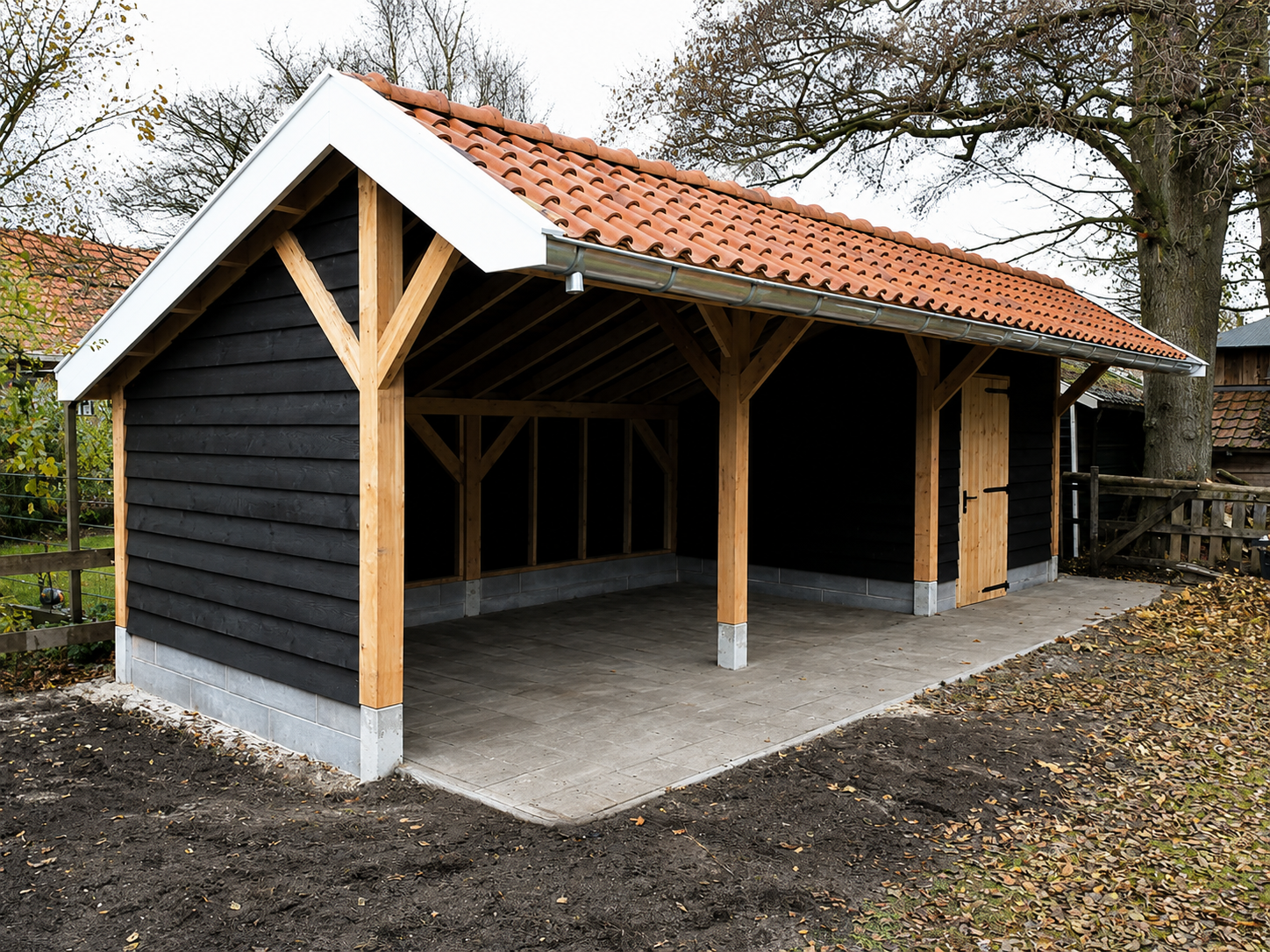 Schuppen mit Abstellraum